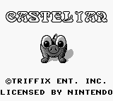 Castelian title screen for GameBoy